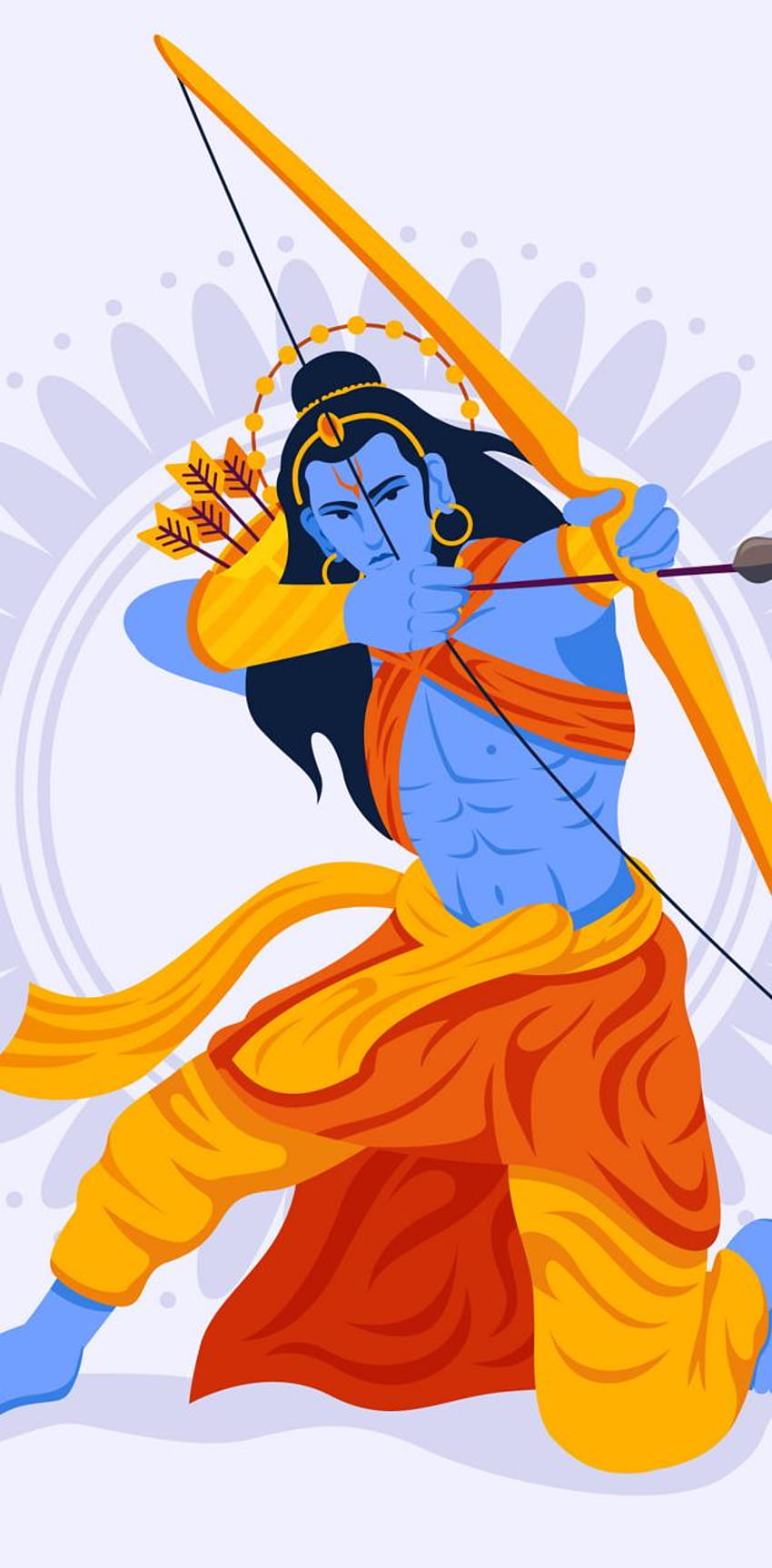 Shri Ram por bihariBro - en ZEDGEâ, Ram Art fondo de pantalla del teléfono
